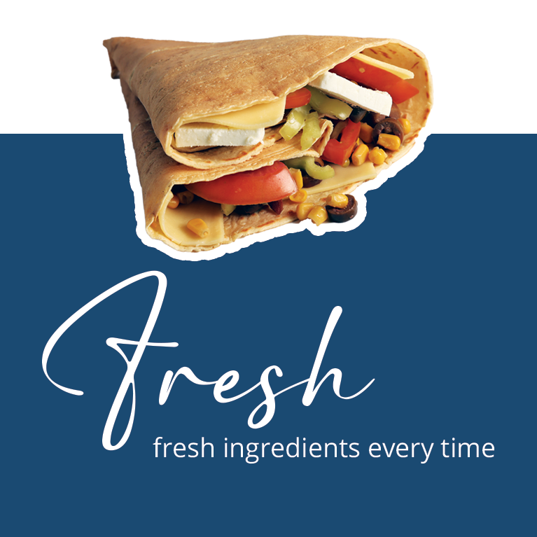 Fresh ingredients every time | Creperie Online
